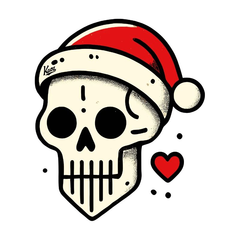 Crâne de Noël Crâne
