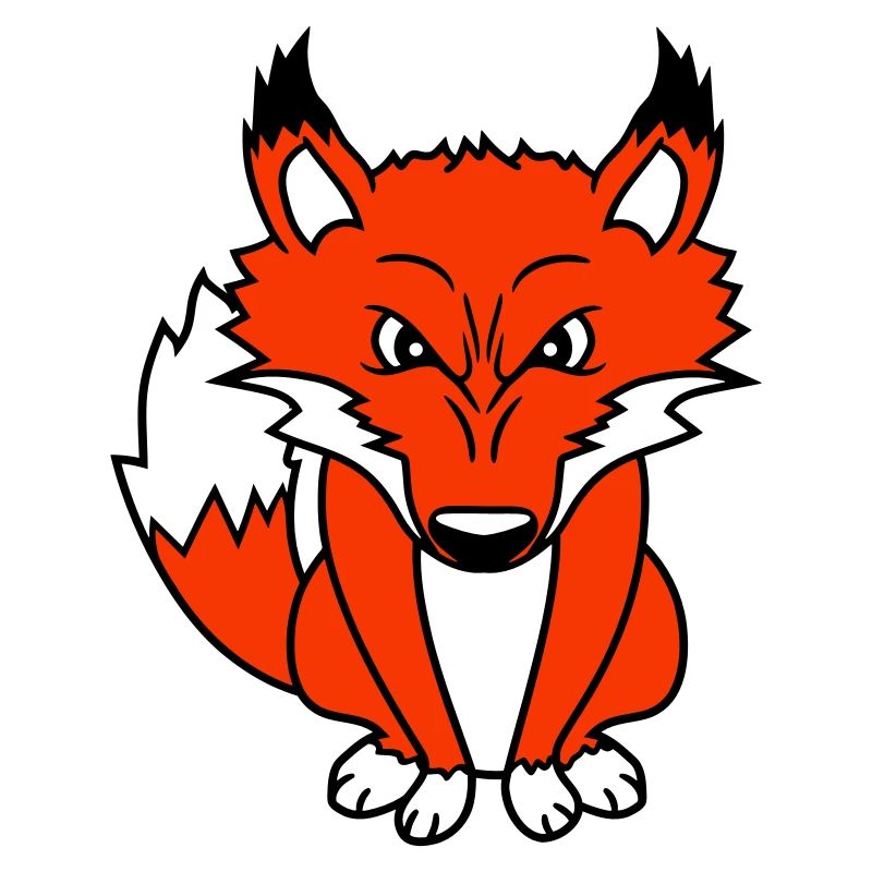 Fuchs Böser Blick Gefährlich Rotfuchs Wildes Tier