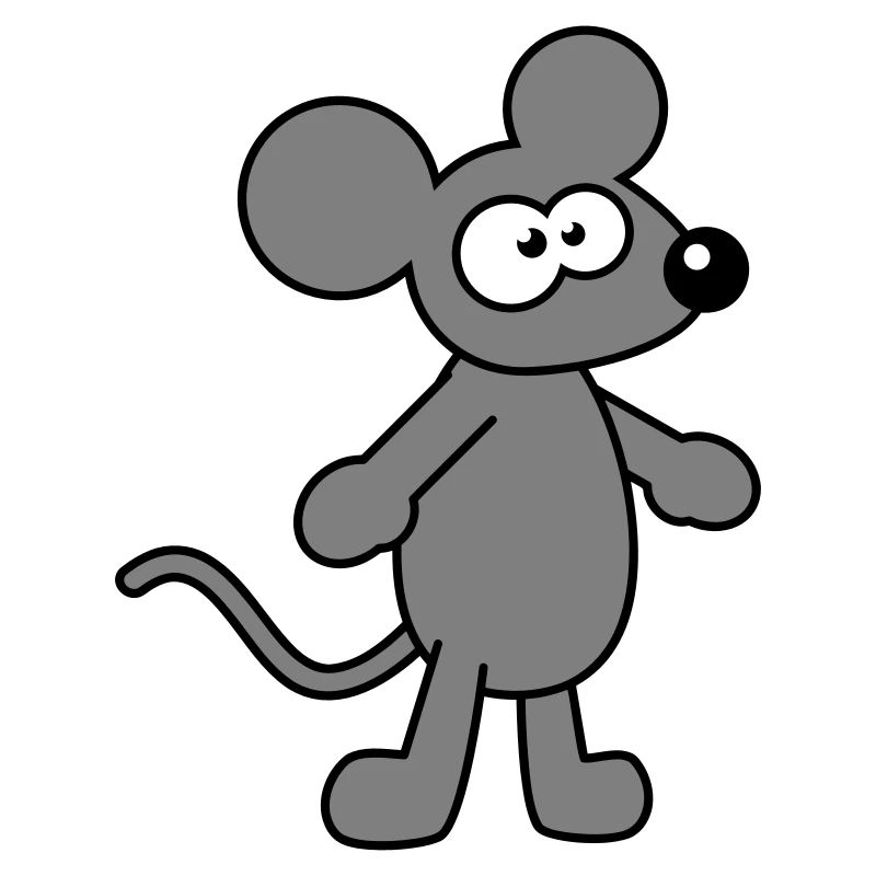Mouse Mouse Cute Little Rat Rodent Funny Comic
