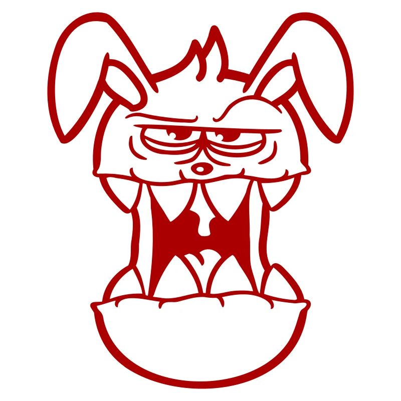 Bunny Monster Evil Cool Halloween Horror
