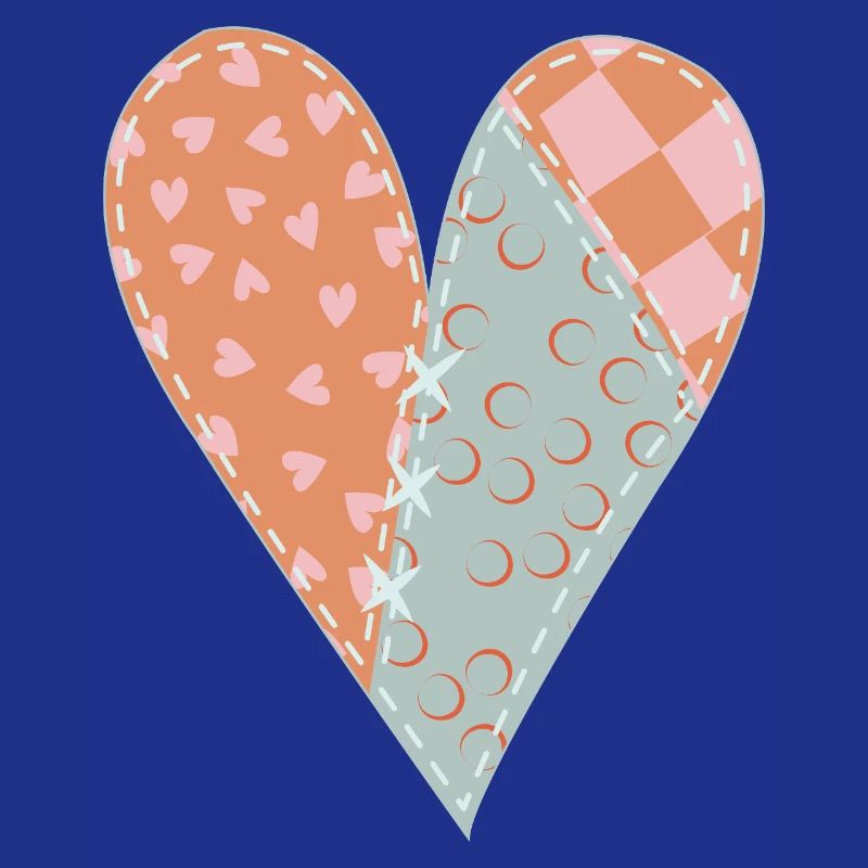 Patchwork Herz Nr. 8