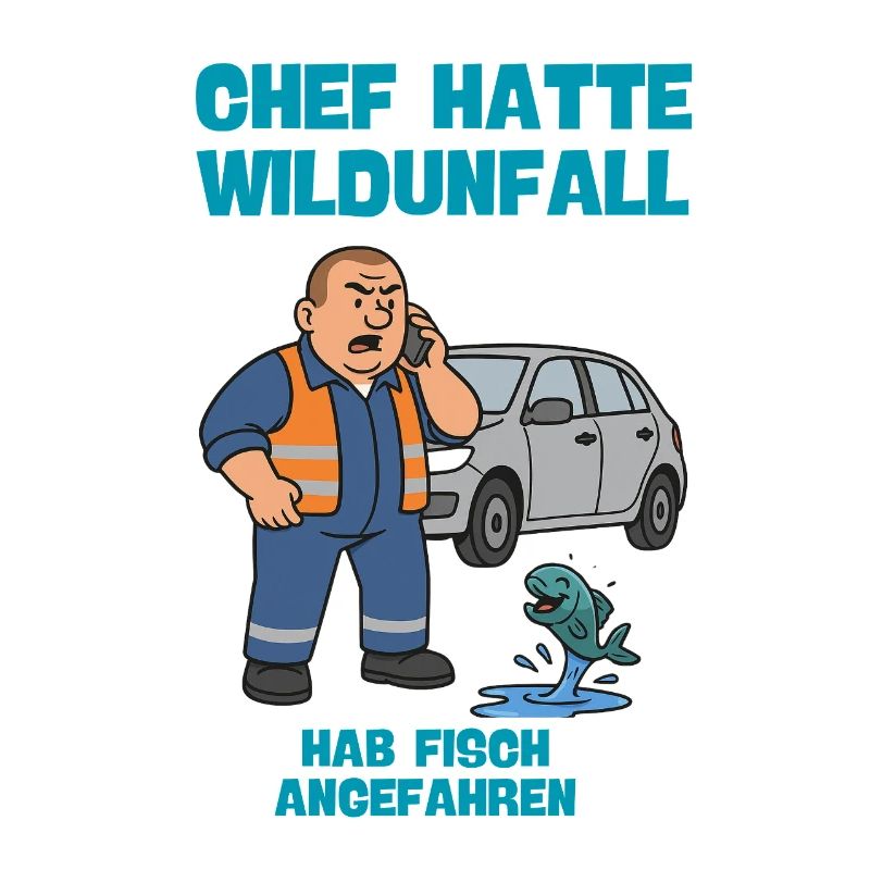 Chef Wildunfall mit Fisch 