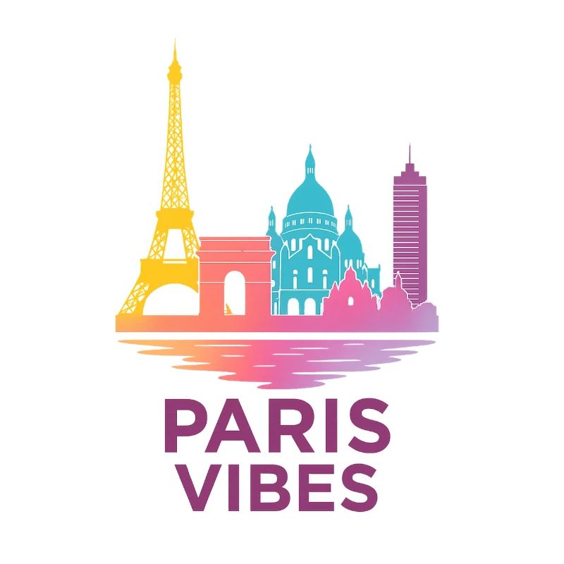Paris Vibes Gradient Skyline