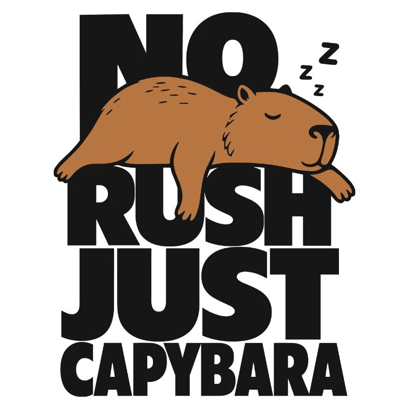 No Rush Just Capybara