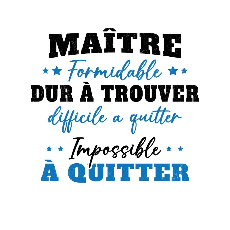 Maître formidable idée cadeau maître d'école