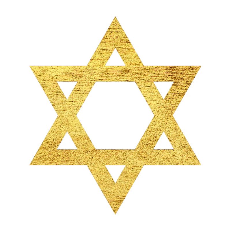 Étoile de la foi de David symbole de protection
