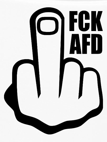 Fck afd Mittelfinger