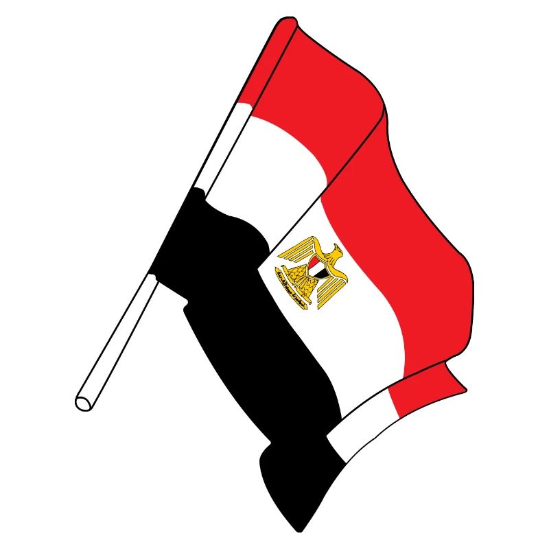 Drapeau : Égypte