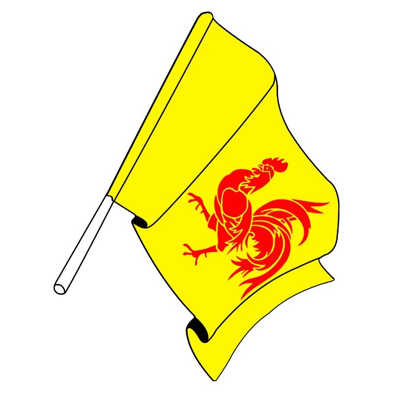 Drapeau de la Wallonie Belgique