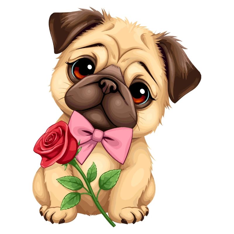Mops Hund