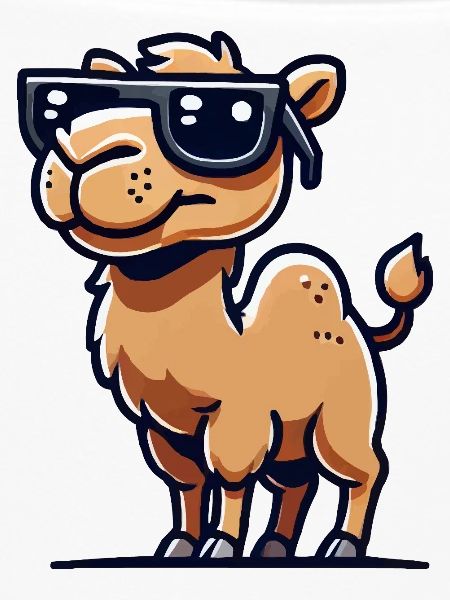kamel comic sonnenbrille