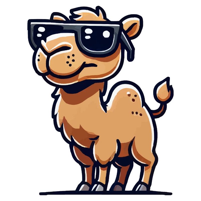 kamel comic sonnenbrille