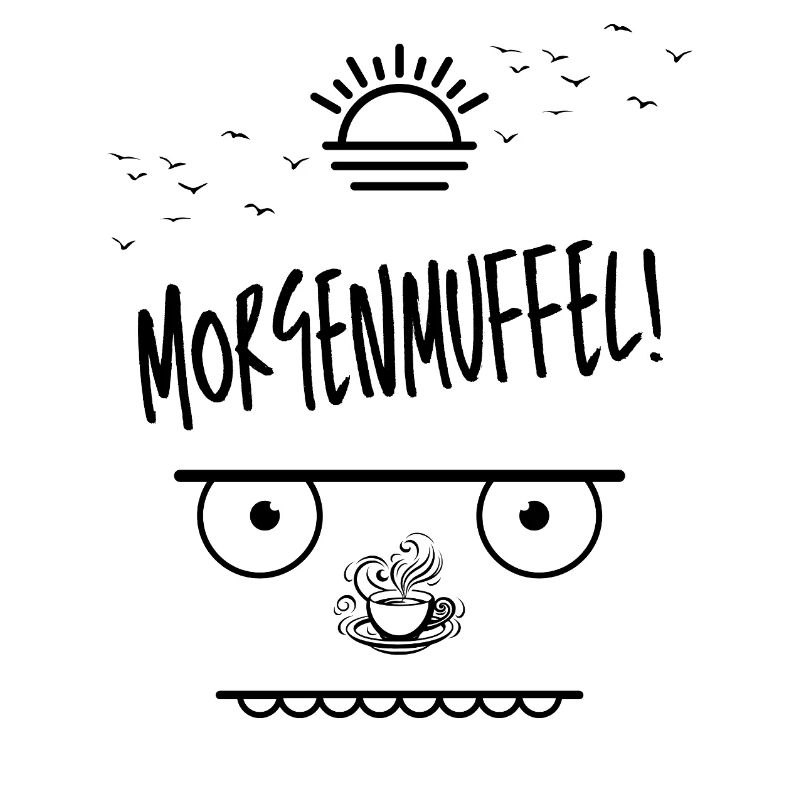 Morgenmuffel mit Kaffee
