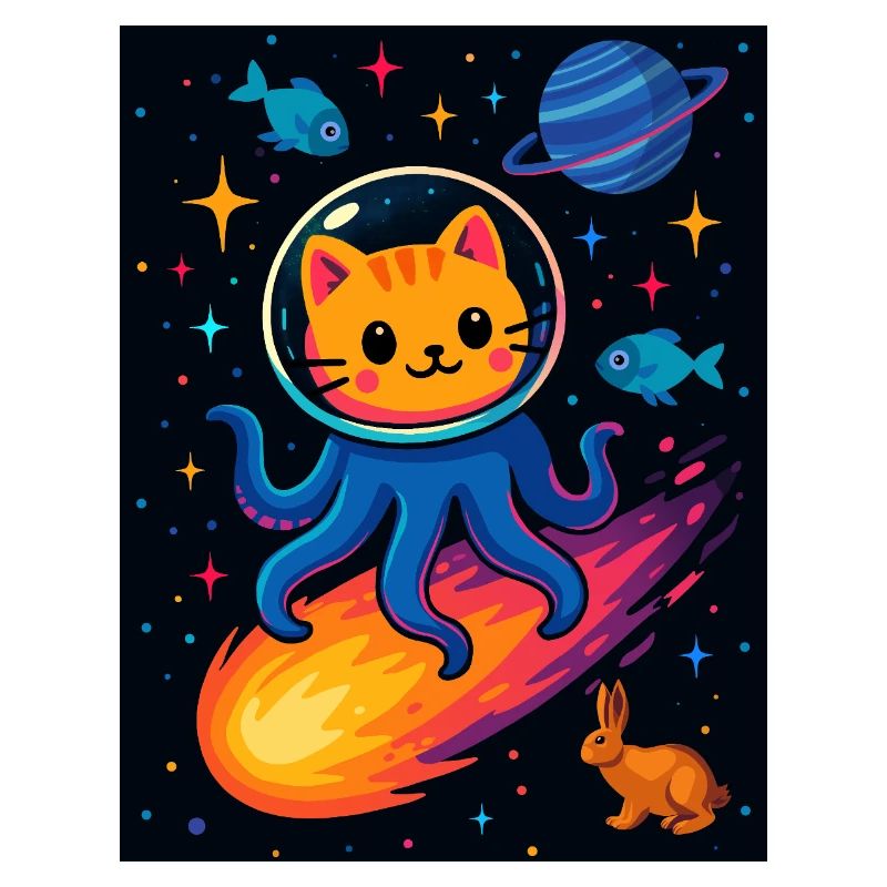 Aventure Cosmic Cat Octopus