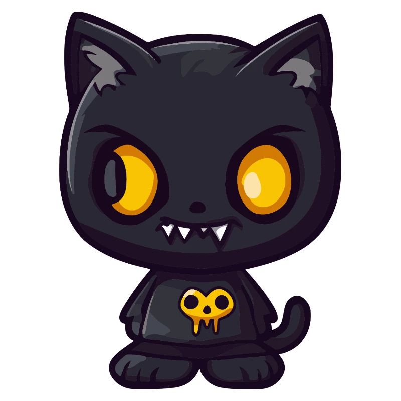 Cat Halloween Funny Comic