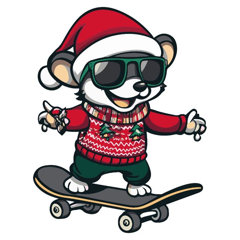 Mouse Christmas Funny