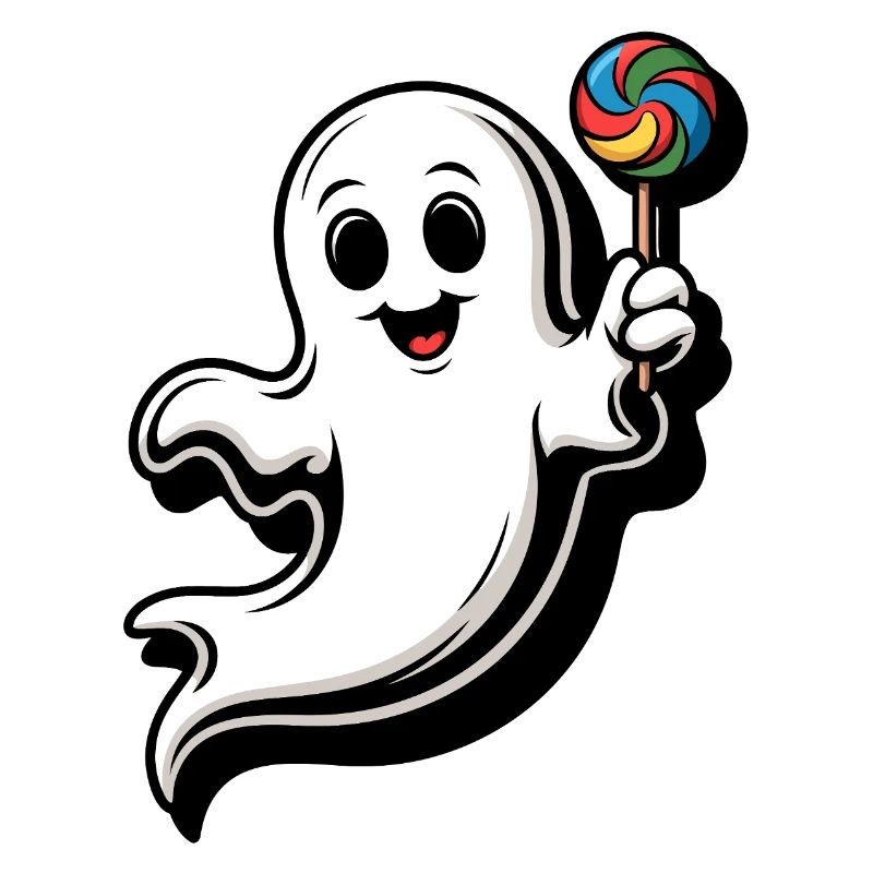 Fröhlicher Geist mit Lollipop