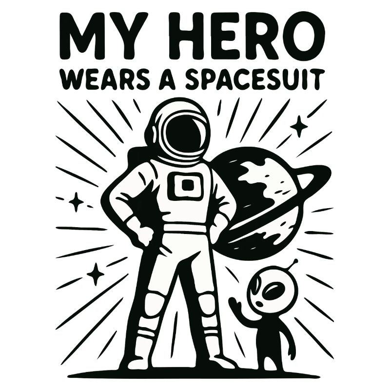 Héros de l’espace en combinaison spatiale