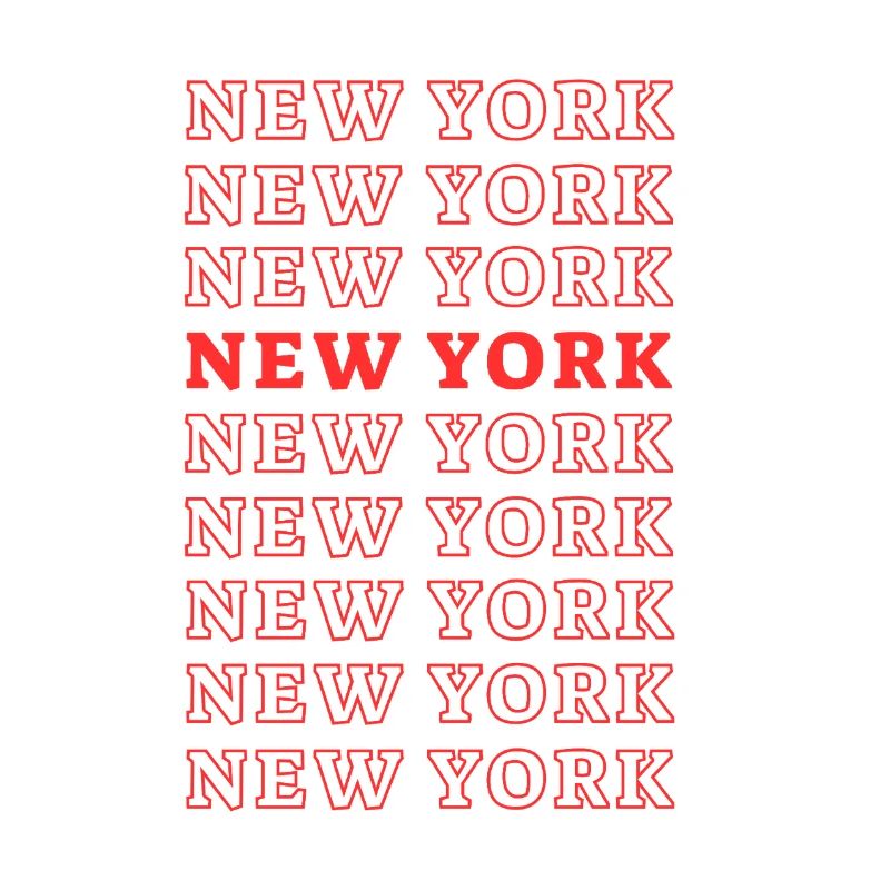 New York Raster Typography