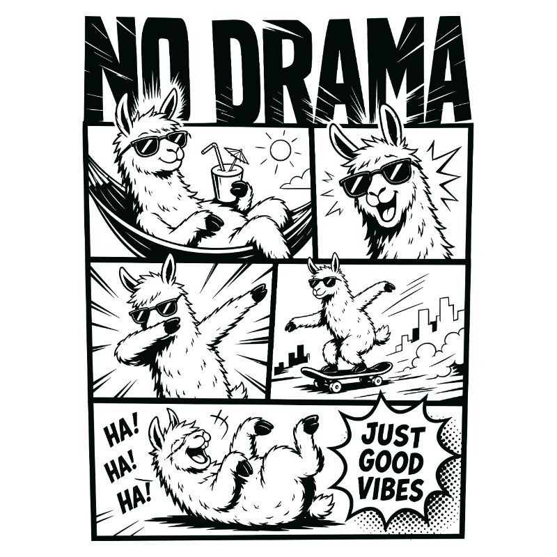 Pas de drame, juste des vibrations, Lama