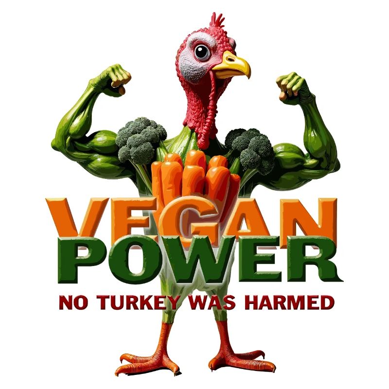 Puissance végétalienne dinde