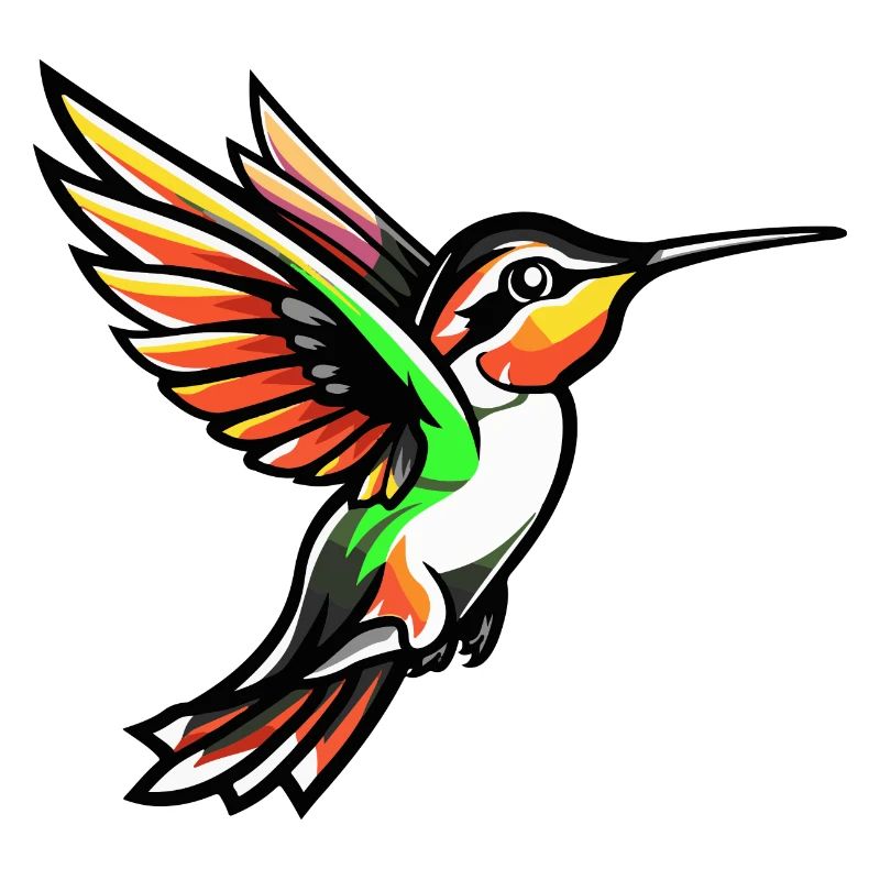 Kolibri Vogel Comic