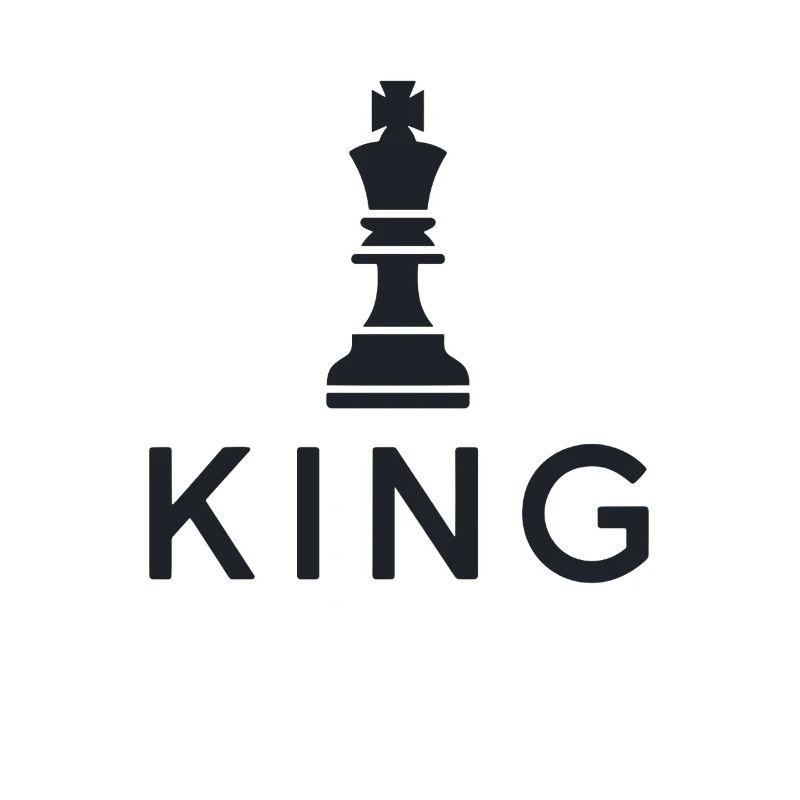 Conception de la figure Chess King pour les amateurs d’échecs