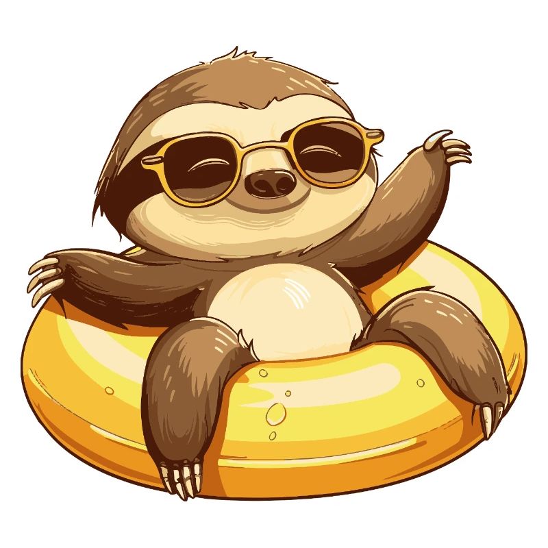 Sloth Comic Cool