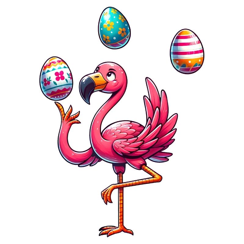 Easter Egg Easter Egg Flamingo Easter Juggler Jonglie