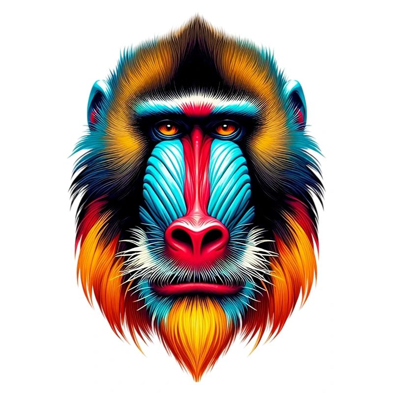 Mandrill-Affe