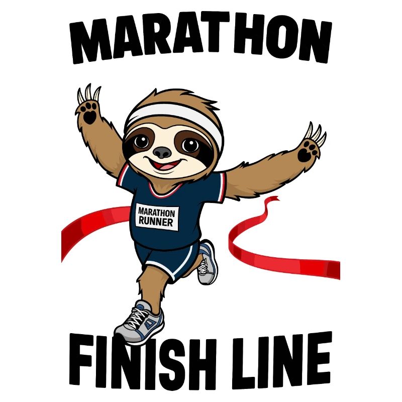 Sloth Marathon Runner