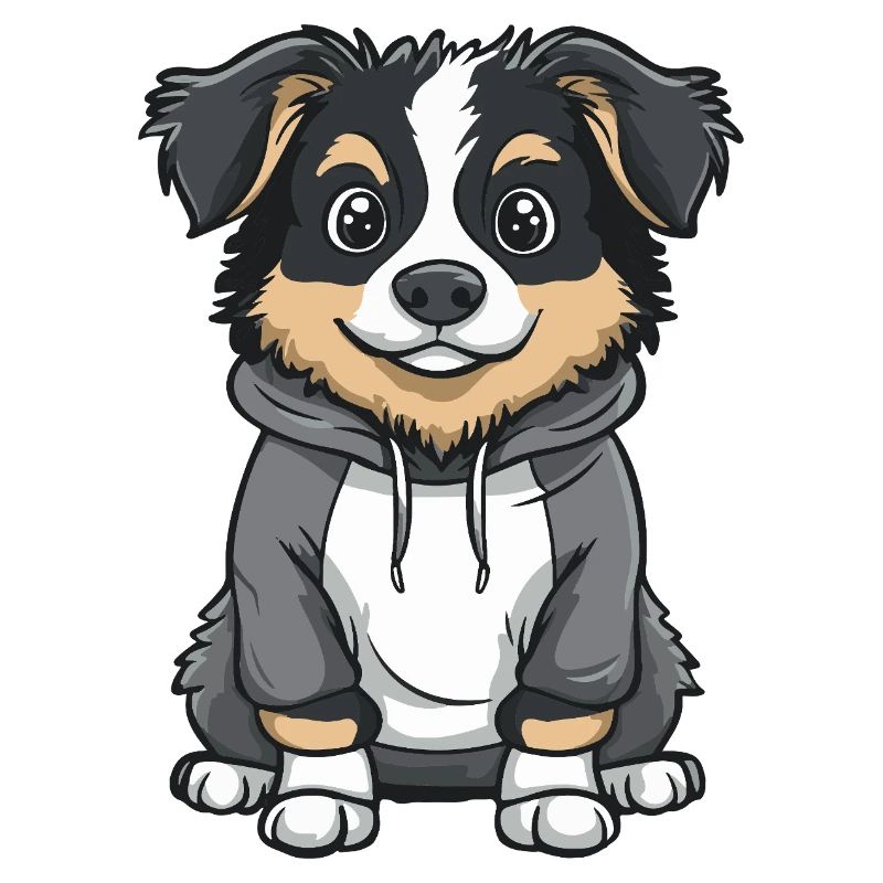 Australischer Schäferhund Lustig