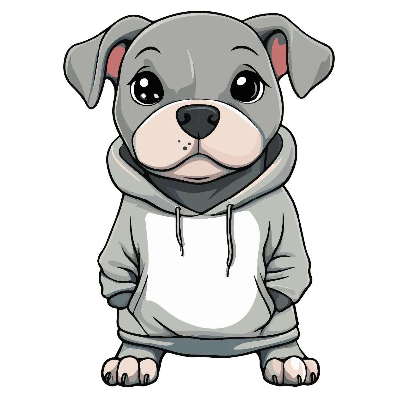 Pit Terrier Hund Lustig