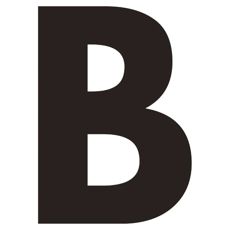 B