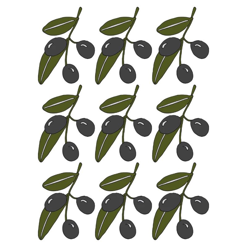 Olive branch pattern