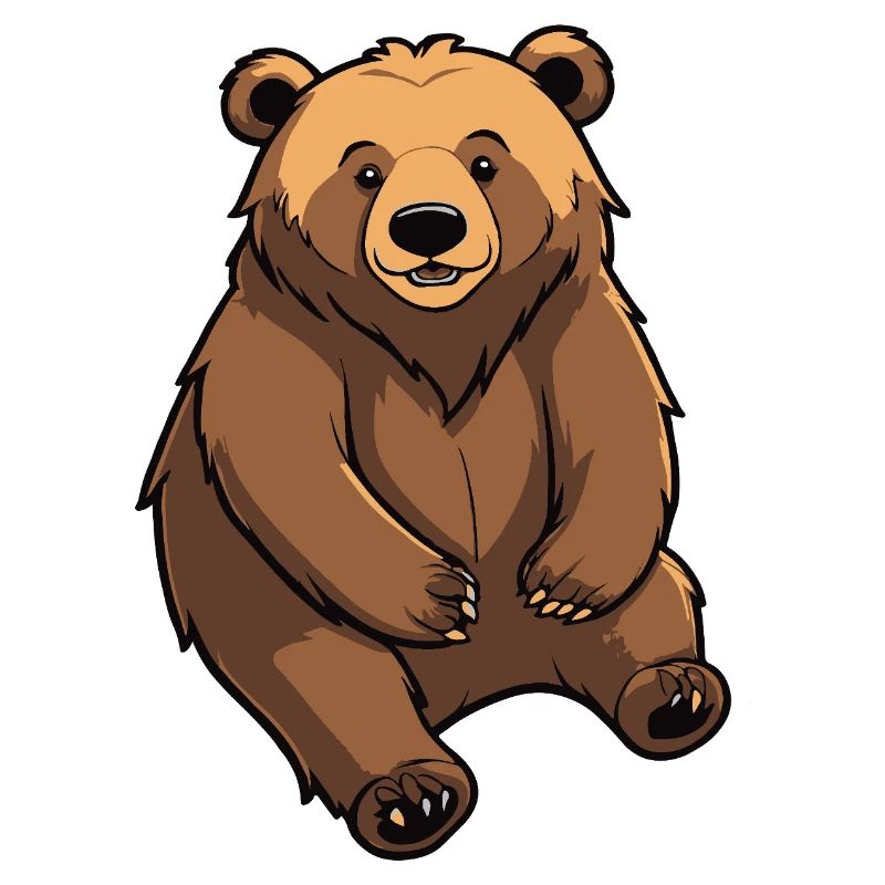 Ours mignon - Conception d’animaux