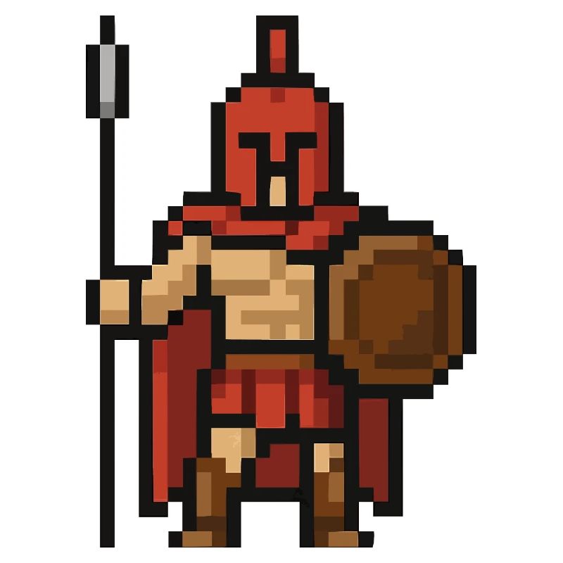 Pixel spartiate