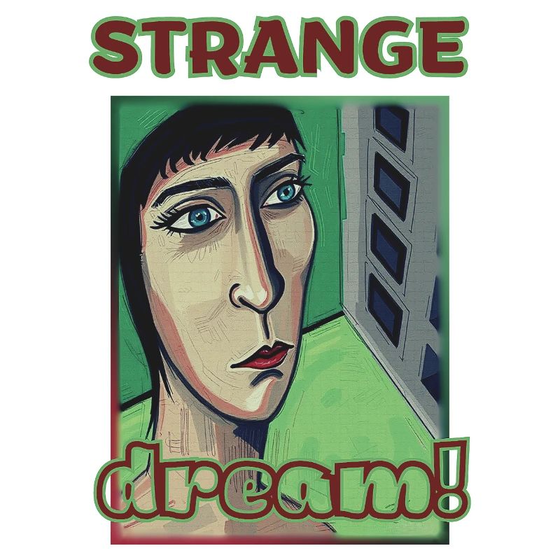 Psychedelic Portrait with Inspirational Text