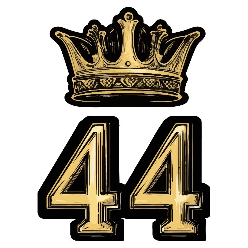 44 Zahl Krone