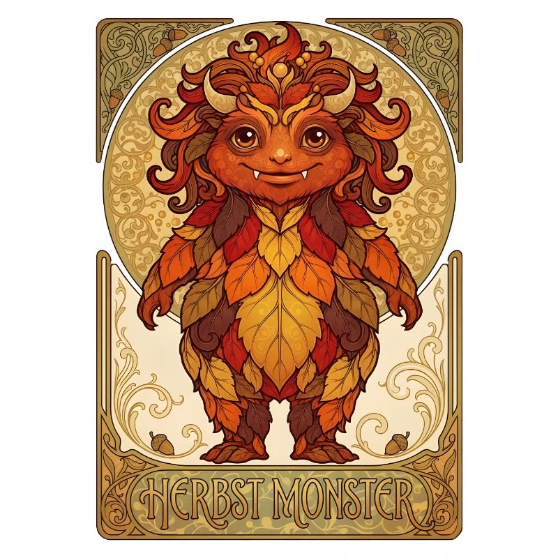 Monstres de feuillage d’automne