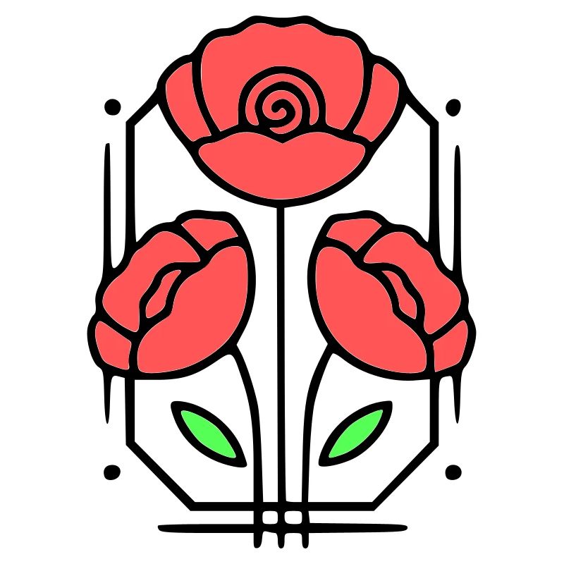 mohnblume-mohnblumen-minimalistisch-line-art-8