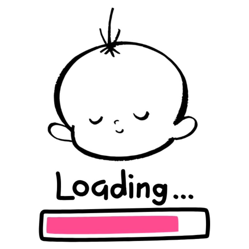 Baby Loading minimal Design