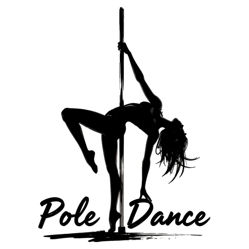Pole Dance Poledancerin Silhouette Geschenk
