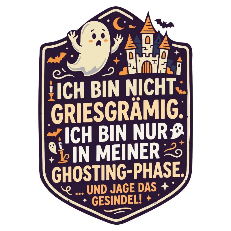 Ghosting Phase lustiger Halloween Spruch