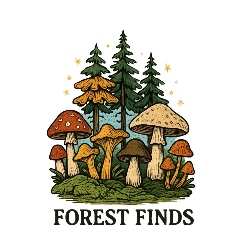 Découverte de champignons dans la forêt