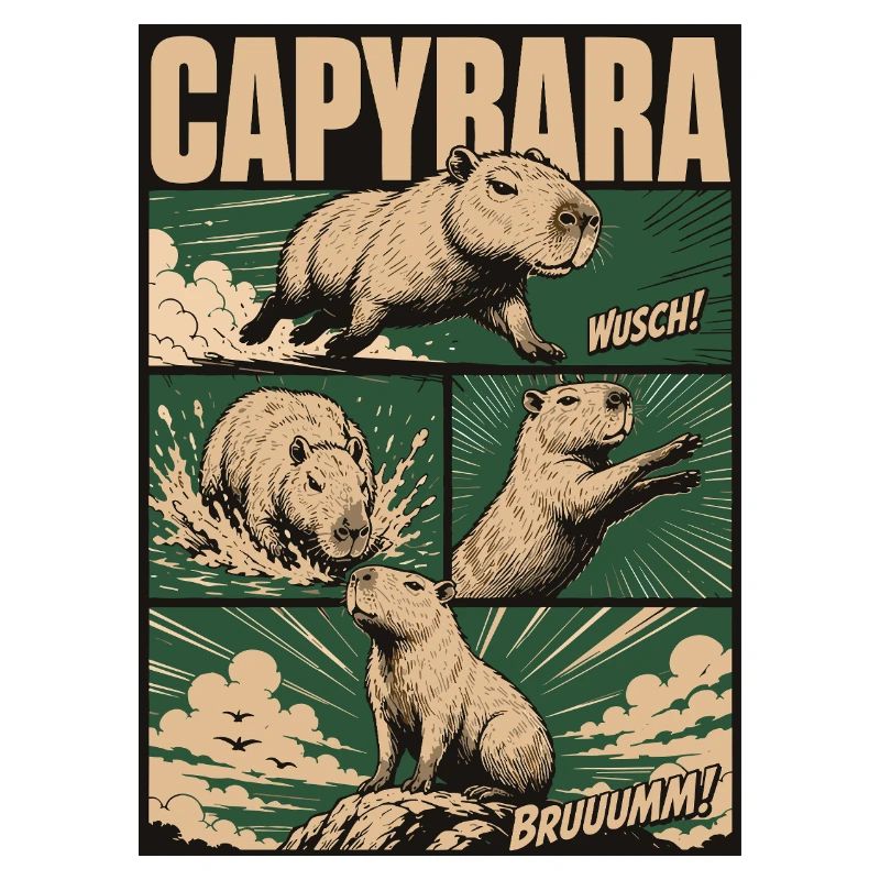 Chilliges Capybara Comic