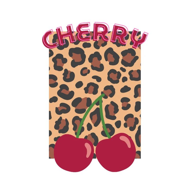 Leopard-look cherries