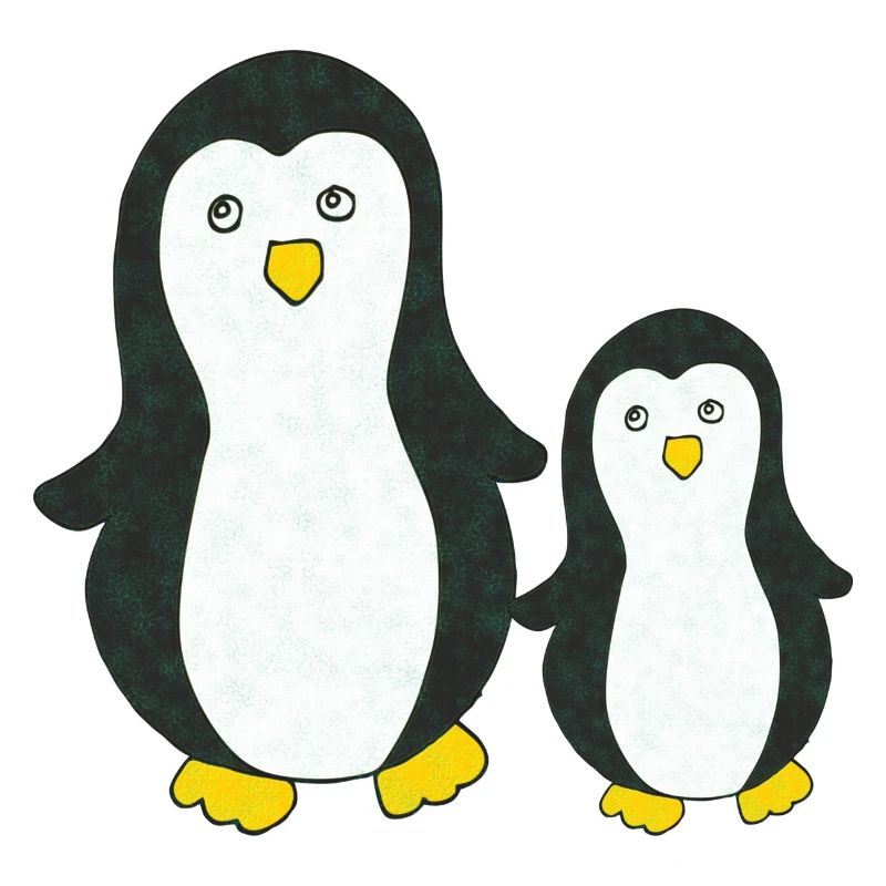 pinguin gross und klein