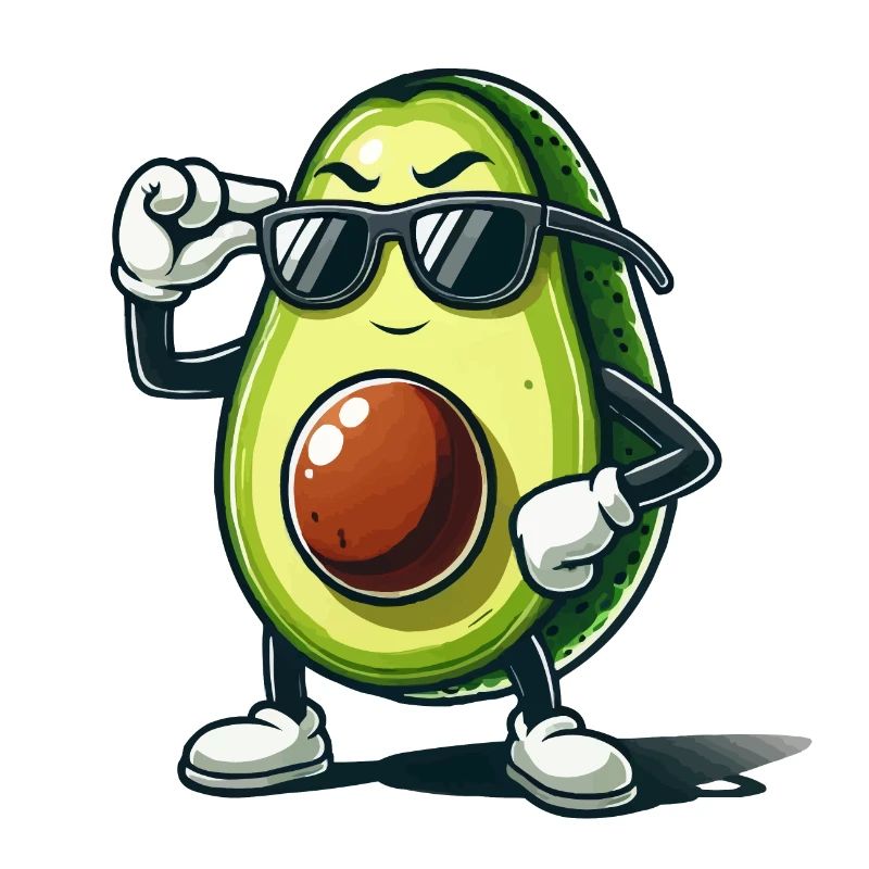Avocado Comic Cool