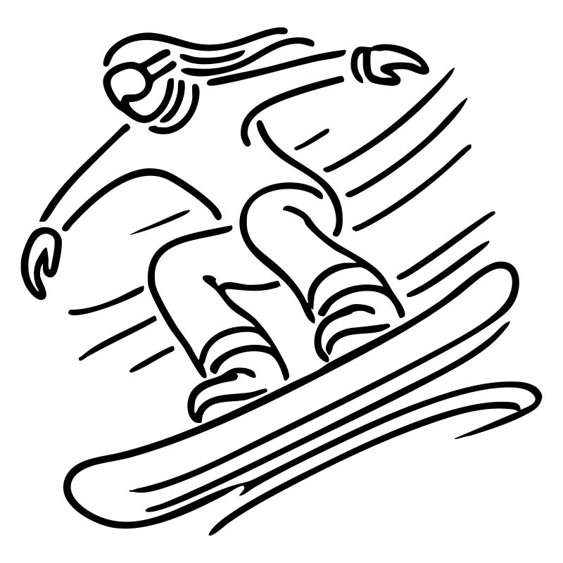 Snowboarder Snowboard